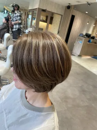 ショート end roll/ 白楽美容室/ユウタのヘアスタイル