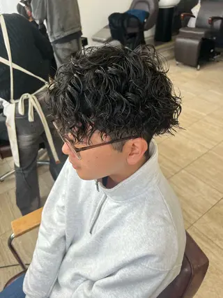 パーマ メンズ men's&ladys J'sGrace【メンズアンドレディース ジェイズグレイス】所属・🌻J'sGrace /JUMA🌻のヘアスタイル