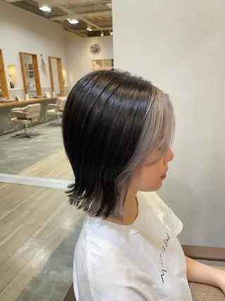 カラー 髪質改善/レイヤー /ボブ/中村莞太朗のヘアスタイル