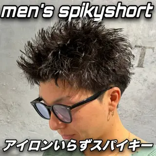 ショート メンズ Aguhair dolce所属・すぐ予約可能⭕️ さかもとゆうきのヘアスタイル