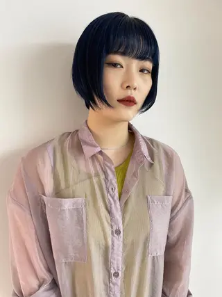 ショート カラー アオキ リノのヘアスタイル