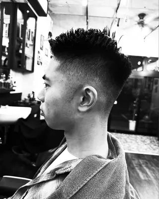 ショート BroTokyo所属・shin シンのヘアスタイル