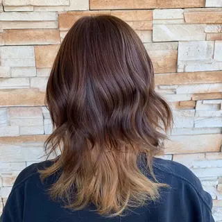 カラー 柴田 結衣のヘアスタイル