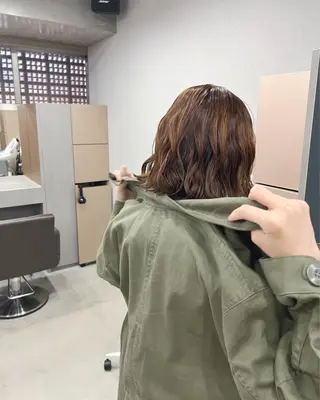 ショート パーマ ボブパーマコテ巻き風 パーマNo1深江秀平のヘアスタイル