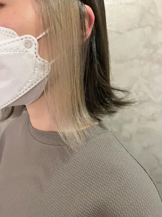 ミディアム カラー 透明感カラー/ ブリーチ無し/RYOのヘアスタイル