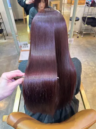 ロング 髪質改善【縮毛矯正】 No.1りょうかのヘアスタイル