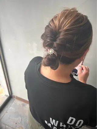 セミロング maoお洒落ヘア bob/艶カラーのヘアスタイル