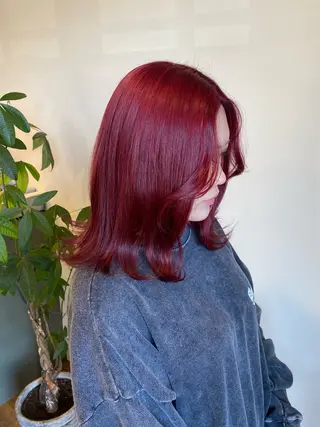 ミディアム カラー Ludwig AIRIのヘアスタイル