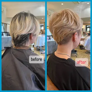 ショート 上坪 あずさのヘアスタイル