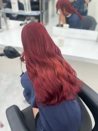 ロング カラー ヘアアレンジ 艶髪ハイトーン🫧 Kurehaのヘアスタイル