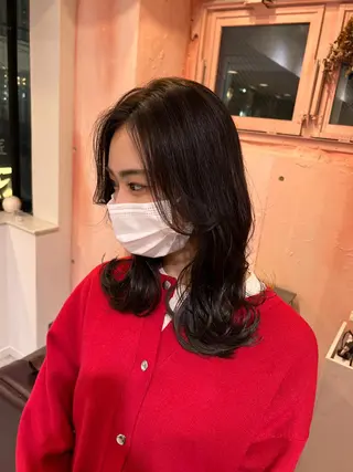 ロング カラー 舘野 太嘉宏のヘアスタイル