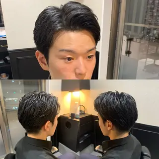 ショート パーマ メンズ 池田達也anyhow /副店長のヘアスタイル