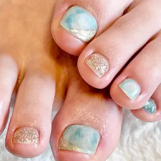 ネイル Lelole 🫧マグネット🫧のネイルデザイン