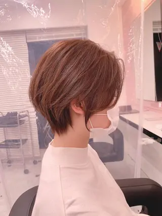 ショート 【赤み消しカラー】 中野浩太のヘアスタイル