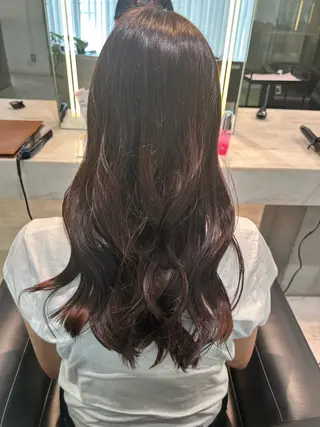 ロング カラー アレンジ/艶髪 koumeのヘアスタイル