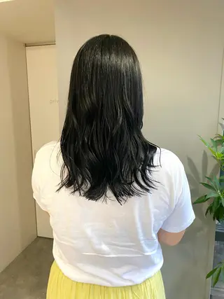 セミロング カラー ヘアアレンジ ボブ /ニュアンス/ satomi🧸💖のヘアスタイル