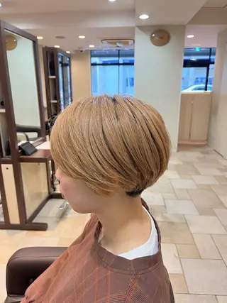 ショート 大人透明感艶カラー 寺田稜のヘアスタイル