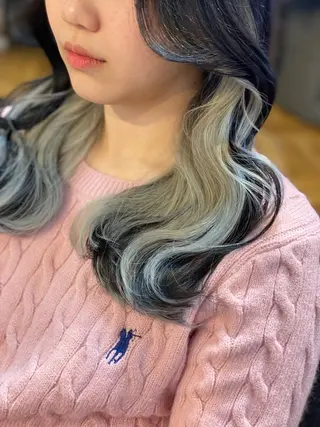 ロング カラー knock【ノック】所属・烏丸韓国ヘア🇰🇷 ayaka🎀のヘアスタイル