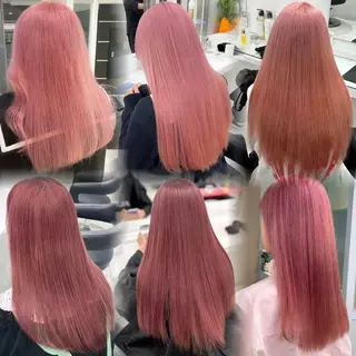 ロング カラー 🩷暖色カラー🩷 BONのヘアスタイル