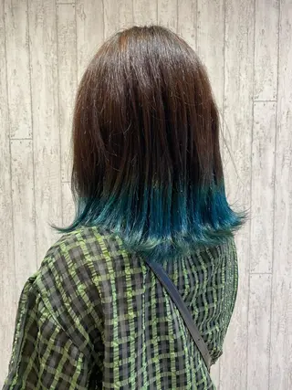 セミロング カラー 🦋店長🦋 ほんさわ みずきのヘアスタイル