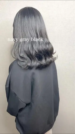 ミディアム カラー Selenehair 三条本店のヘアスタイル