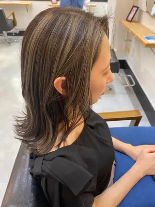 セミロング カラー CARICIA🌱 masaeのヘアスタイル