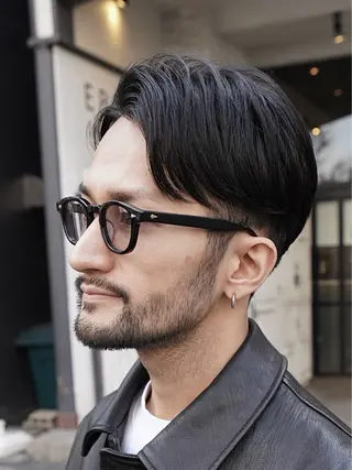 ミディアム メンズ かずき 💈毛流れ💈のヘアスタイル