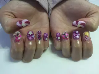 ネイル 💎🐰 saki. m 🐰💎のネイルデザイン