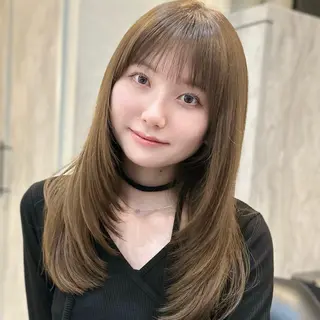 ミディアム 🌹ハッシュカット、 レイヤー韓国ヘア🌹のヘアスタイル