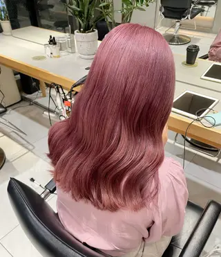 セミロング カラー ヘアアレンジ 艶髪/レイヤーカット 🐣misakiのヘアスタイル