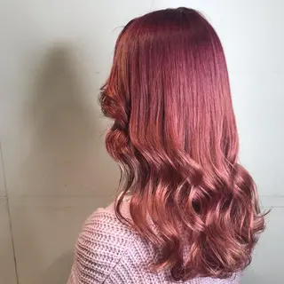 セミロング カラー ヘアアレンジ knock【ノック】所属・烏丸韓国ヘア🇰🇷 ayaka🎀のヘアスタイル