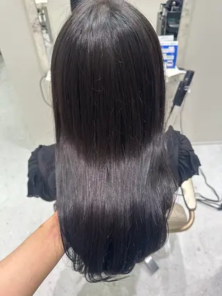 ロング カラー 韓国レイヤー✨ yasuko銀座のヘアスタイル