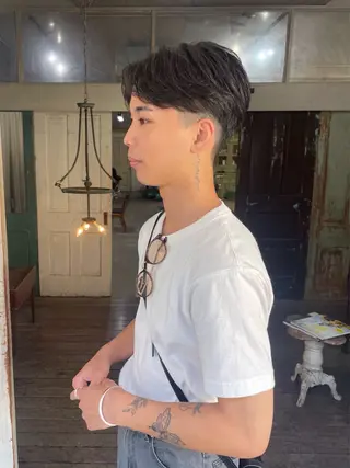 ショート メンズ 南堀江メンズ ▫️SOSHI▫️のヘアスタイル