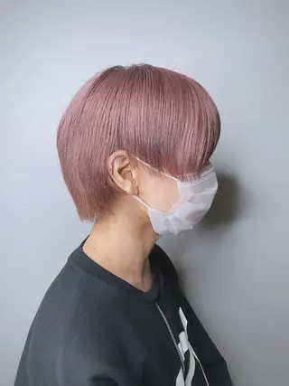 ミディアム カラー メンズ EMANON新宿南口所属・ケアブリーチ×艶カラ ー️🫧Shioriのヘアスタイル