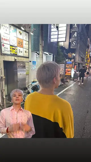 ショート カラー メンズ 🇰🇷ハイトーン× 韓国レイヤー레이어드のヘアスタイル