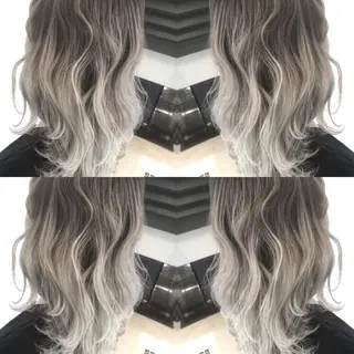 ミディアム カラー 井上 一平のヘアスタイル