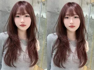 セミロング 谷川が作る熊本1🥇 レイヤーカットのヘアスタイル