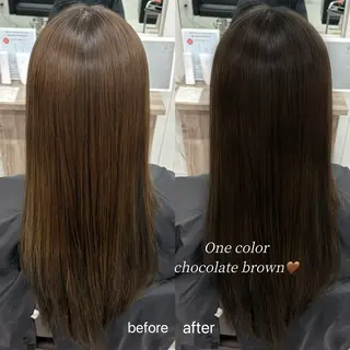 カラー 透明感カラー/ 韓国ヘア/umi🎀のヘアスタイル