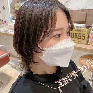 ミディアム カラー 🌺ウルフカット職人 新垣渚🐺のヘアスタイル