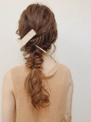 ヘアアレンジ naf ふせのヘアスタイル