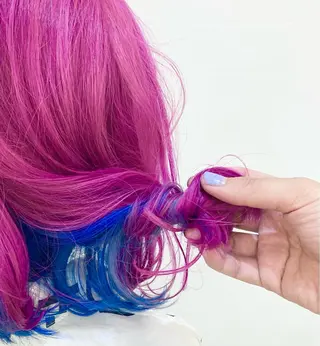 カラー fumikaブリーチ /ウルフのヘアスタイル