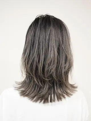 ミディアム カラー salon m ni サロンマーニ所属・久保田 一のヘアスタイル