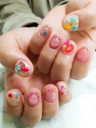 ネイル 河野ちえ (雑誌掲載サロン)のネイルデザイン