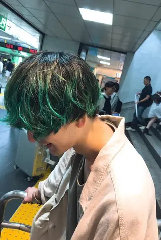 ショート カラー メンズ 遠藤悠大/メンズ縮毛 /メンズカットのヘアスタイル