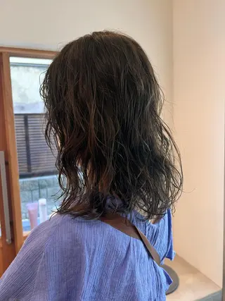 ミディアム パーマ ミディアムパーマ /癖毛パーマのヘアスタイル