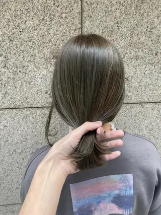 ロング メンズ縮毛矯正 ニュアンスパーマのヘアスタイル