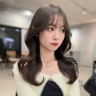 ミディアム モテ韓国ヘア/ レイヤー🤍RIKAのヘアスタイル