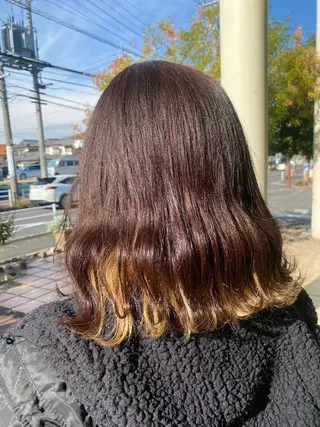 セミロング カラー 🌻井上 マリー🌻のヘアスタイル