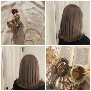 ミディアム カラー benji所属・Hamatsu Misakiのヘアスタイル