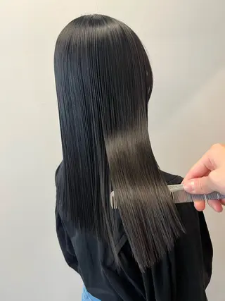 ロング 原田 優花のヘアスタイル